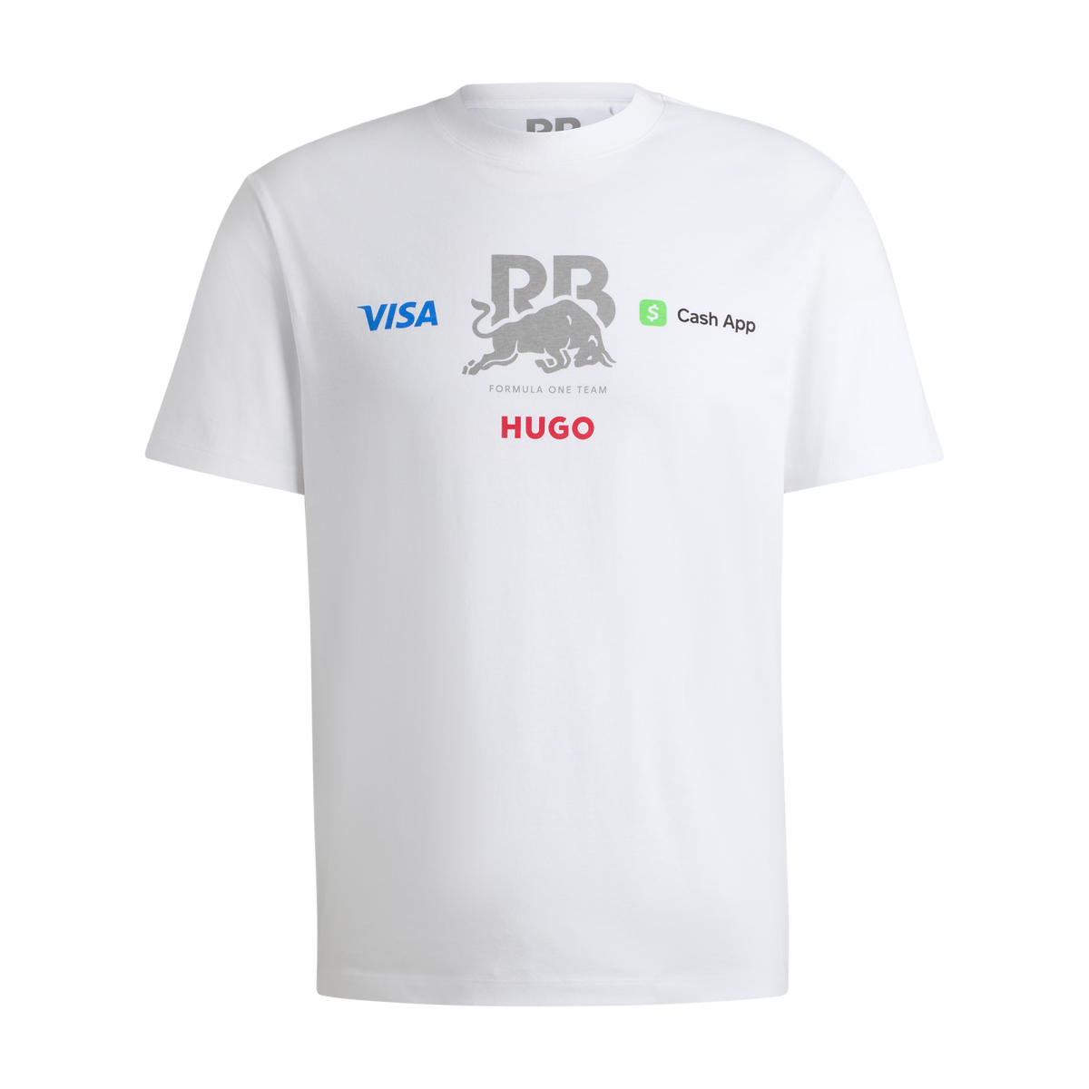 Visa Cash App RB pánské tričko Yuki Tsunoda white F1 Team 2024