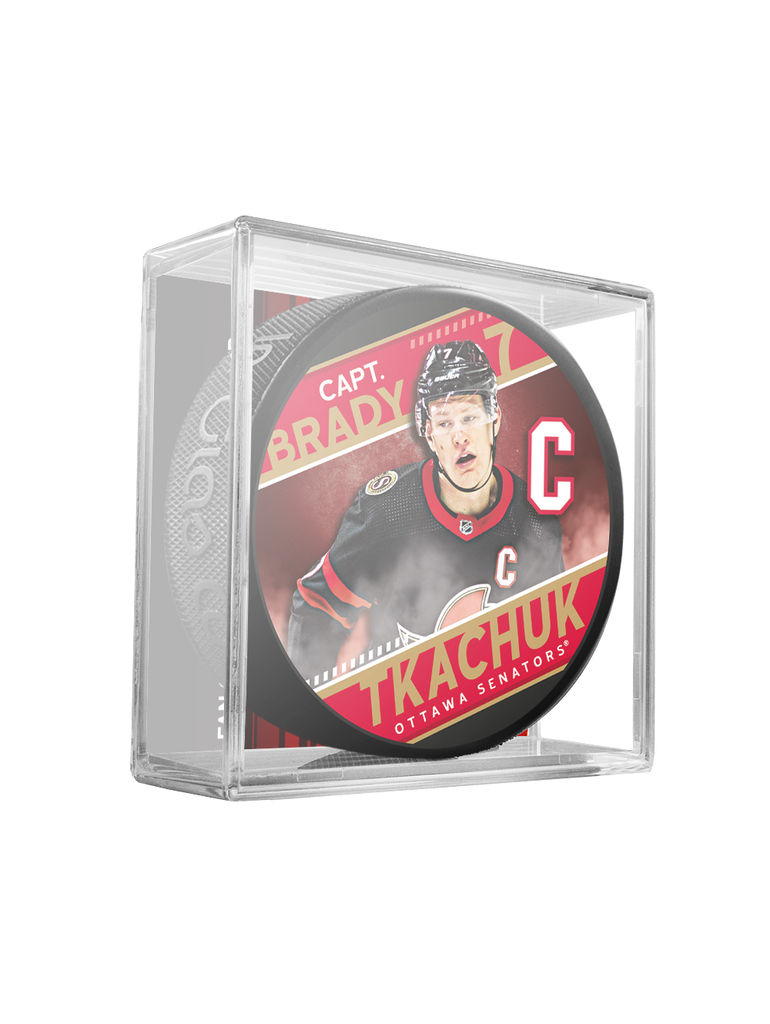 Ottawa Senators puk Brady Tkachuk Captain Collection