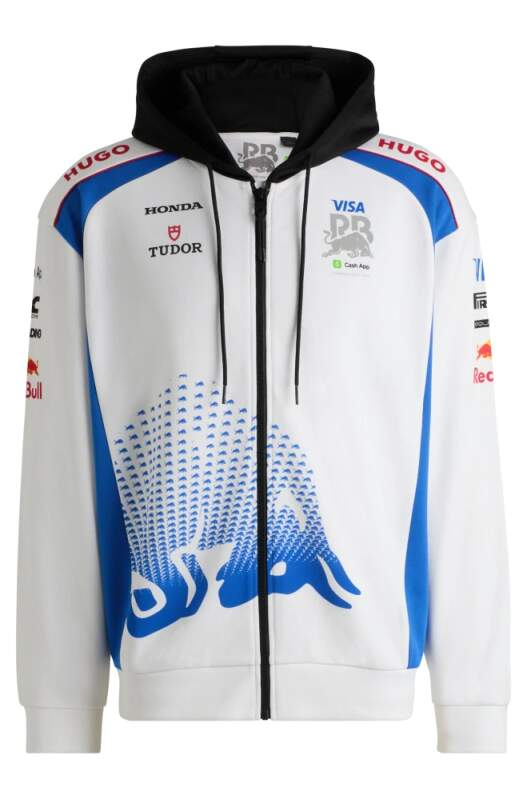 Visa Cash App RB pánská mikina s kapucí official Teamline Replica F1 Team 2025