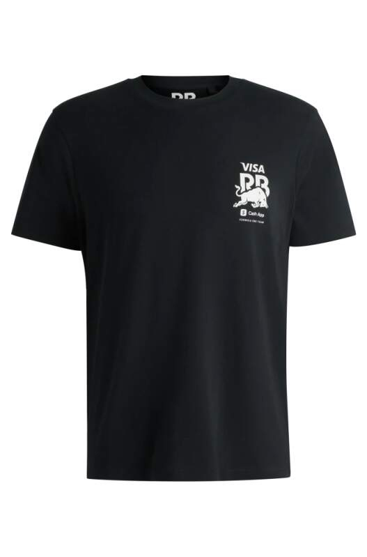 Visa Cash App RB pánské tričko Hugo Logo black F1 Team 2025