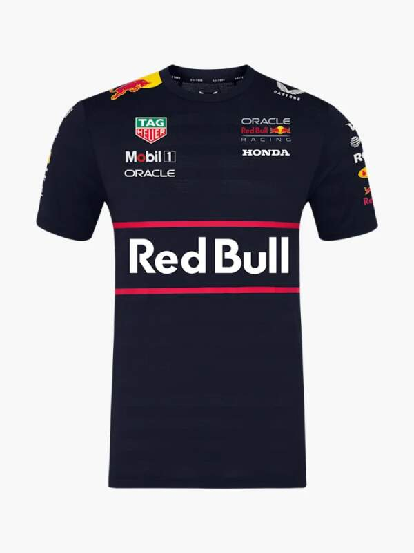 Red Bull Racing pánské tričko official Teamline Replica navy F1 Team 2025