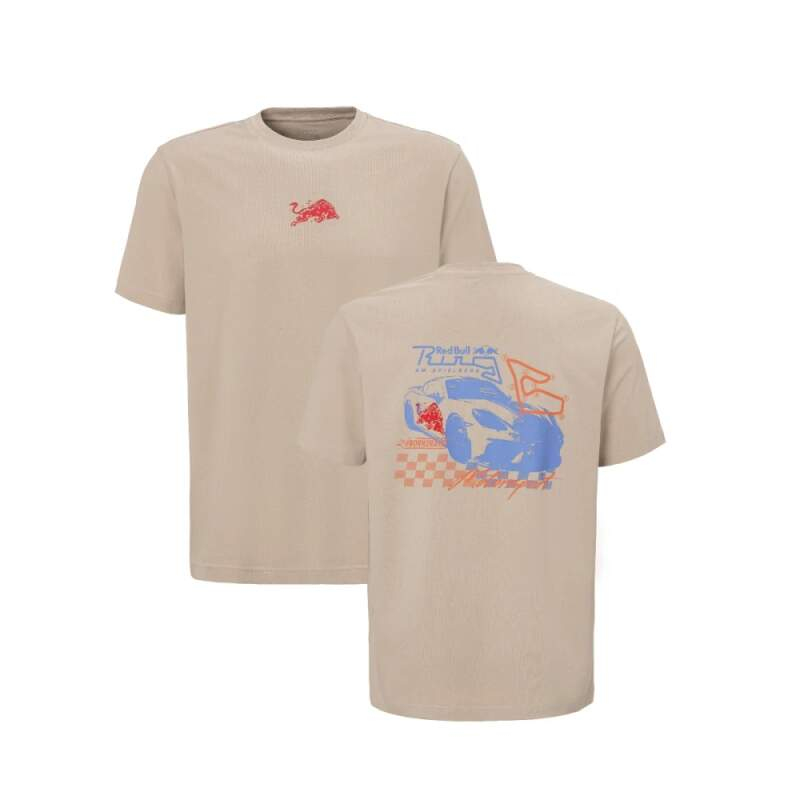 Red Bull Racing pánské tričko Porsche brown 2025