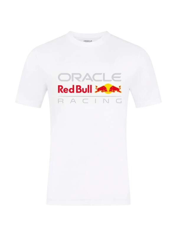 Red Bull Racing pánské tričko logo Core white F1 Team 2025