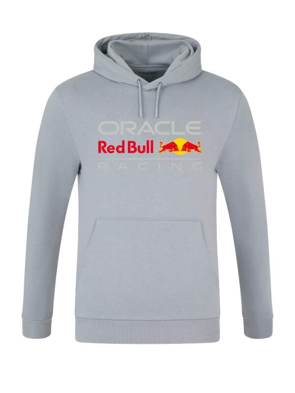 Red Bull Racing pánská mikina s kapucí logo Core grey F1 Team 2025