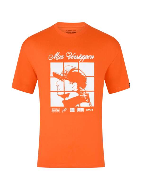 Red Bull Racing pánské tričko Max Verstappen MV1 orange F1 Team 2025