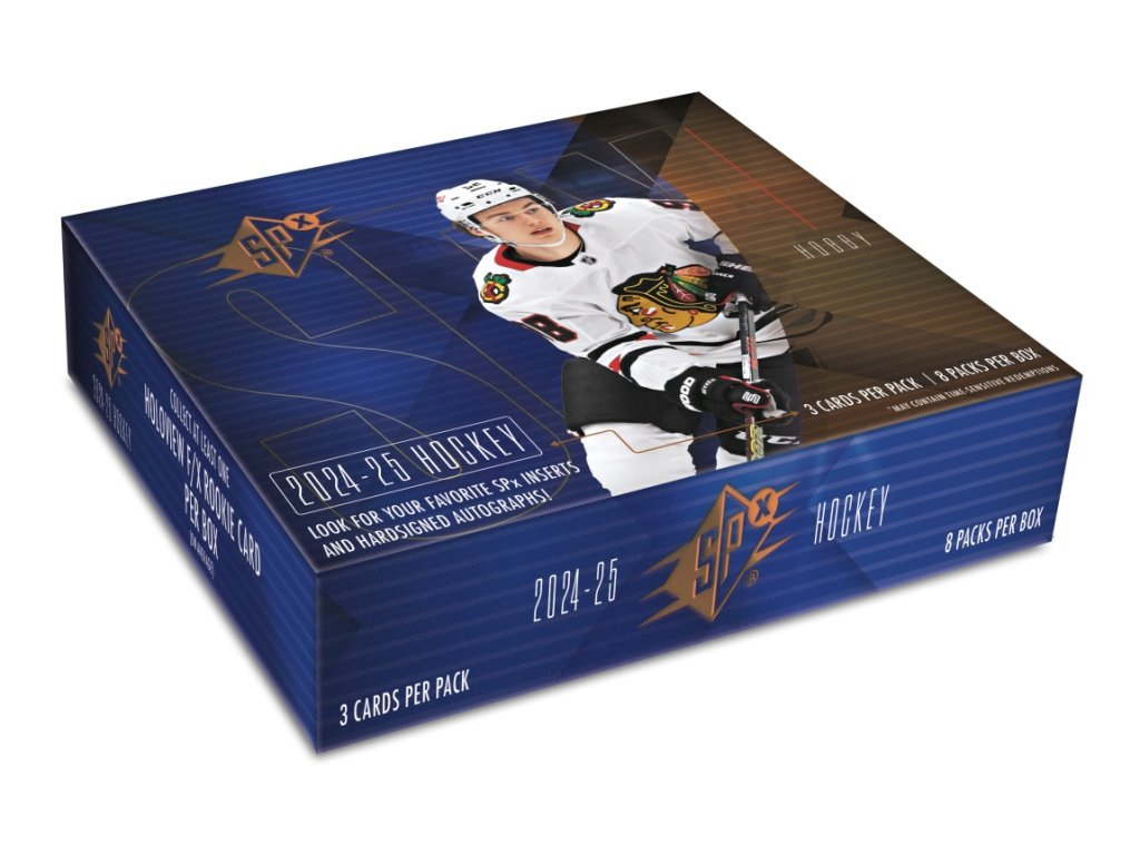 NHL boxy hokejové karty NHL 2024-25 Upper Deck SPx Hockey Hobby Box