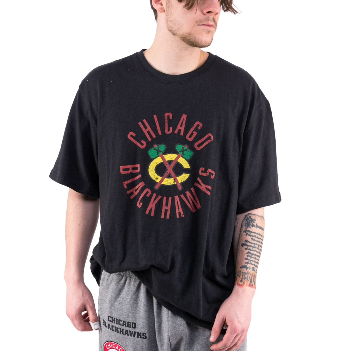 Chicago Blackhawks pánské tričko NHL Legendary Slub Ss Tee
