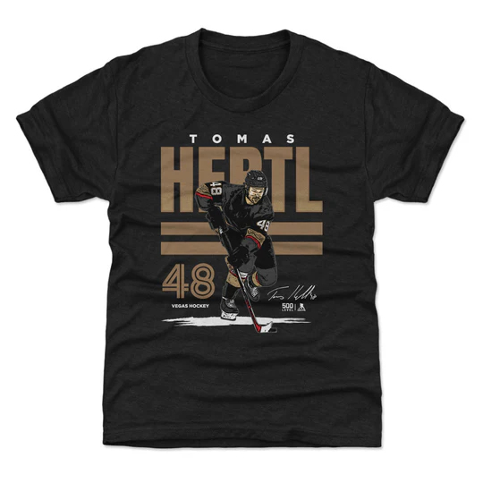 Vegas Golden Knights dětské tričko Tomáš Hertl #48 Poster WHT 500 Level