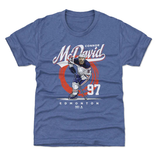 Edmonton Oilers dětské tričko Connor McDavid #97 Brush WHT 500 Level