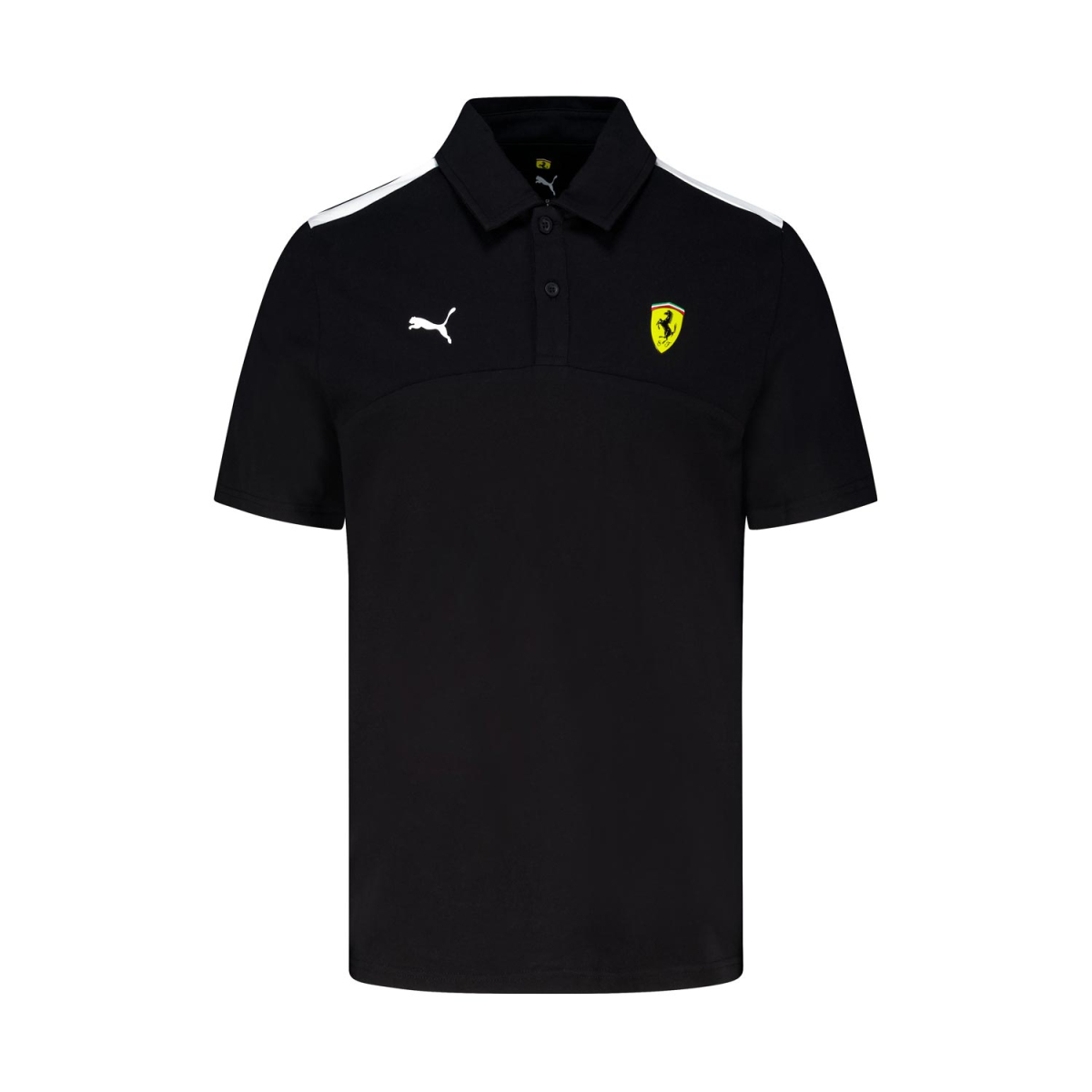 Ferrari pánské polo tričko Logo black F1 Team 2025