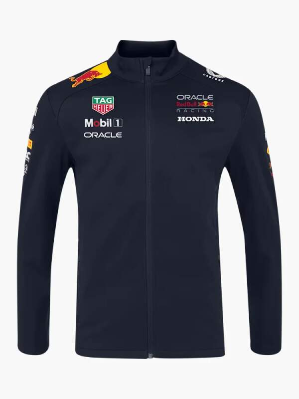 Red Bull Racing pánská bunda softshell official Teamline Replica navy F1 Team 2025