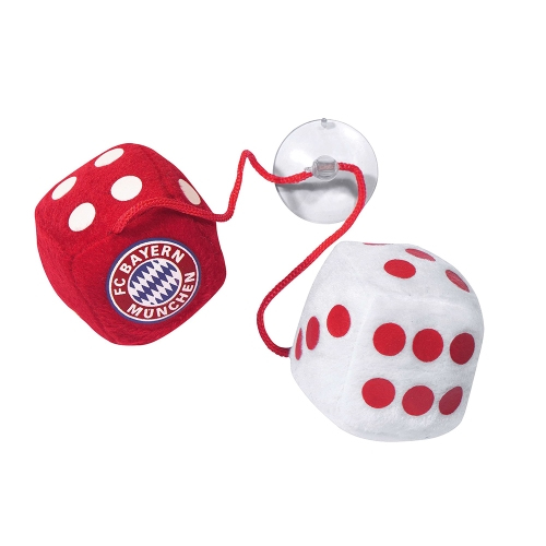 Bayern Mnichov kostky do auta red and white