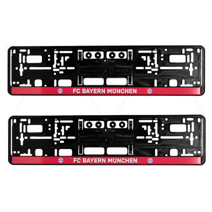 Bayern Mnichov set 2ks rámečků na SPZ Red line