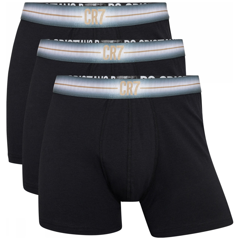 Cristiano Ronaldo pánské boxerky 3pack CR7 Basic black