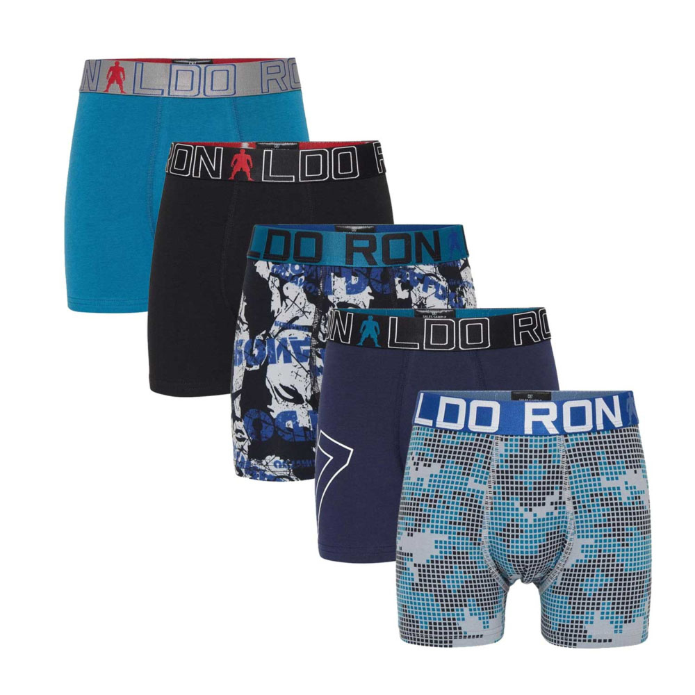 Cristiano Ronaldo dětské boxerky 5pack CR7 multicolor