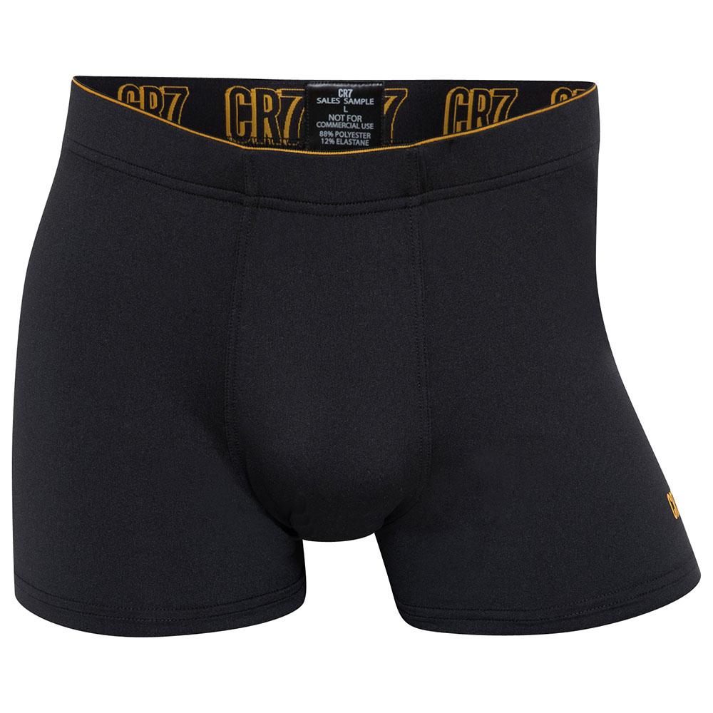 Cristiano Ronaldo pánské boxerky CR7 black-gold stripe