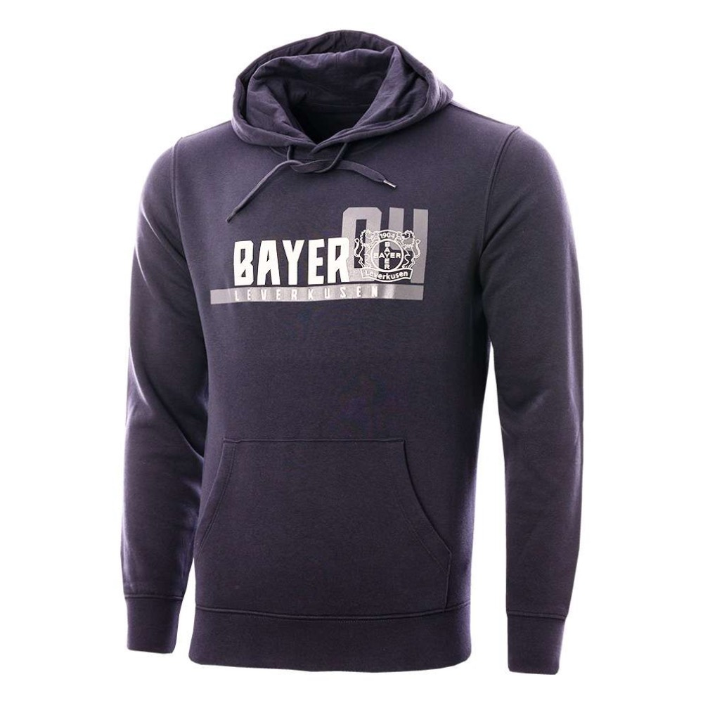Bayer 04 Leverkusen pánská mikina s kapucí Hoody navy