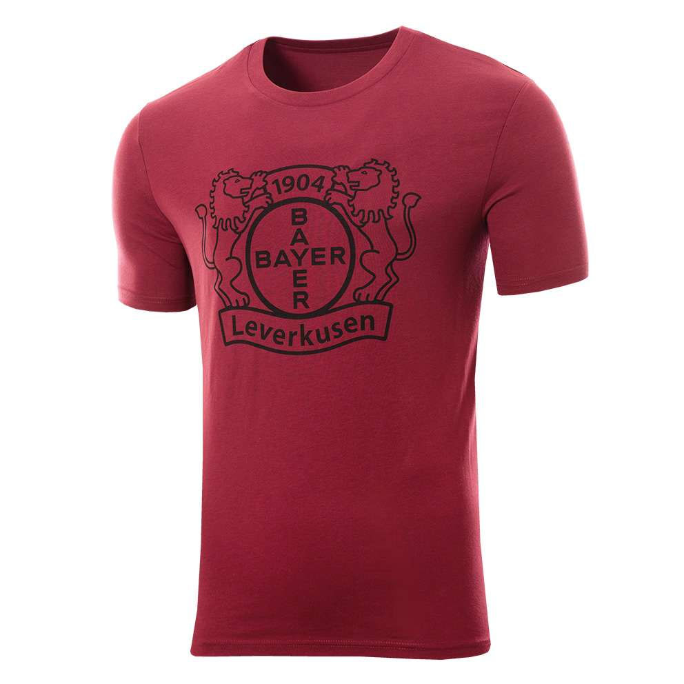 Bayer 04 Leverkusen pánské tričko Logo burgundy