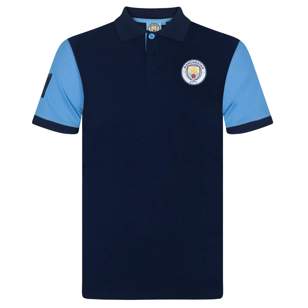 Manchester City pánské polo tričko Contrast navy