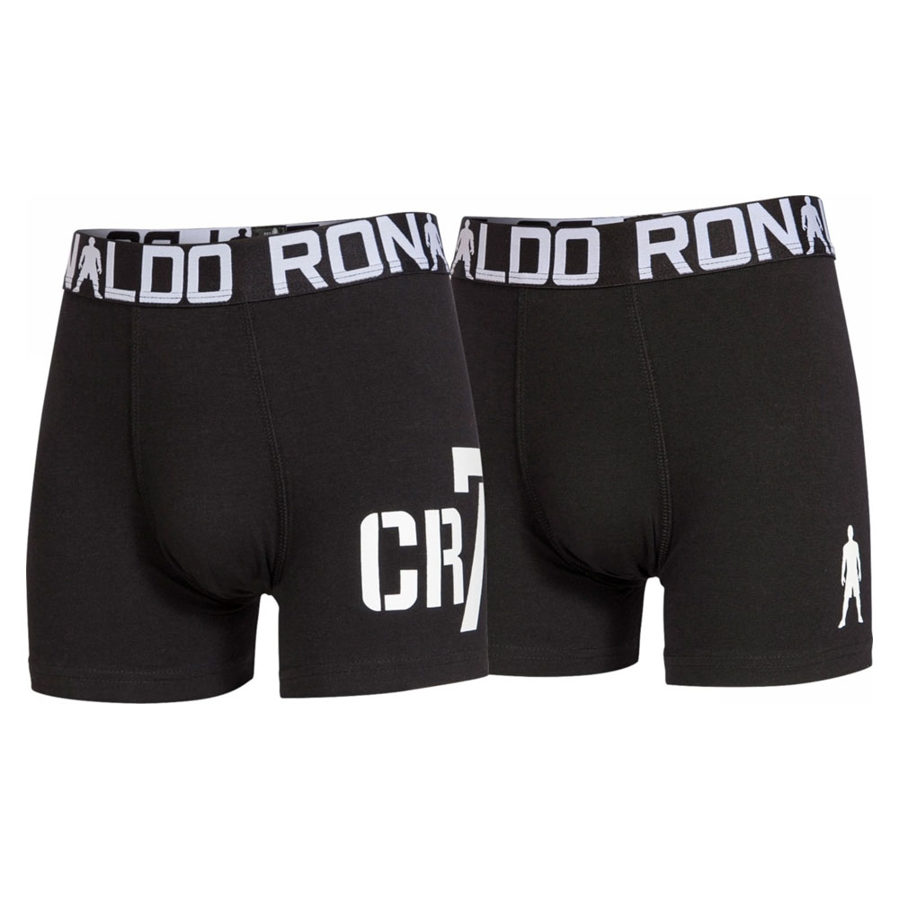 Cristiano Ronaldo dětské boxerky 2pack CR7 fullblack
