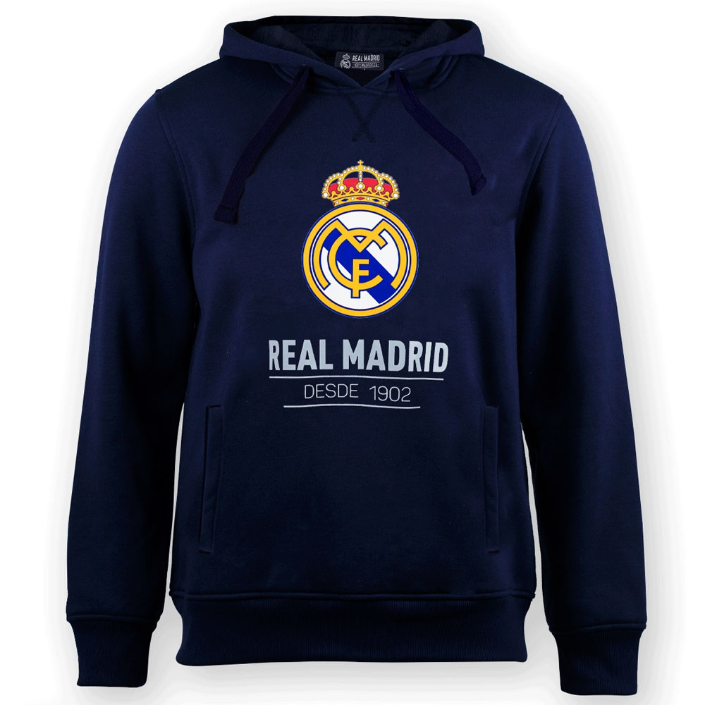 Real Madrid dětská mikina s kapucí No25 Crest navy