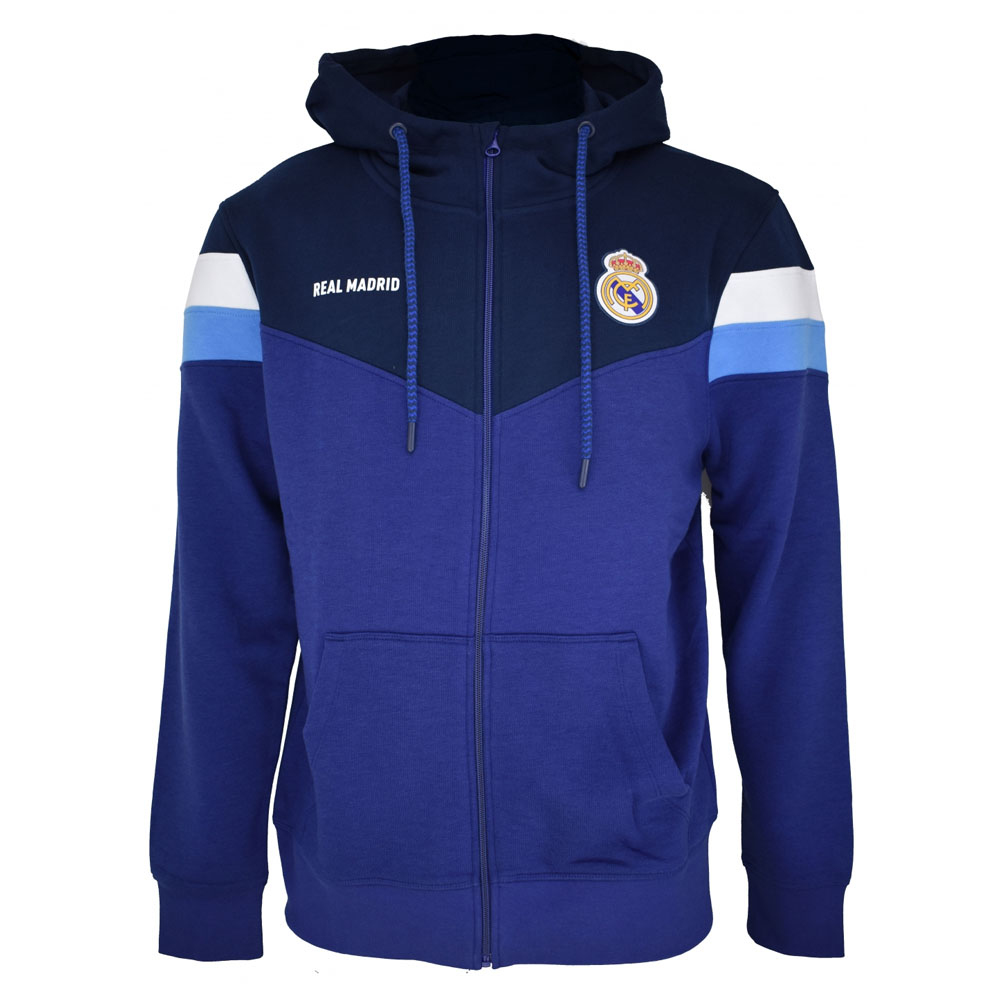 Real Madrid pánská mikina s kapucí No13 Zip navy