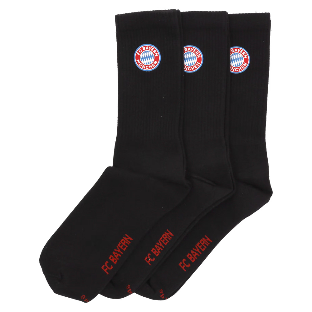 Bayern Mnichov ponožky 3 pack black