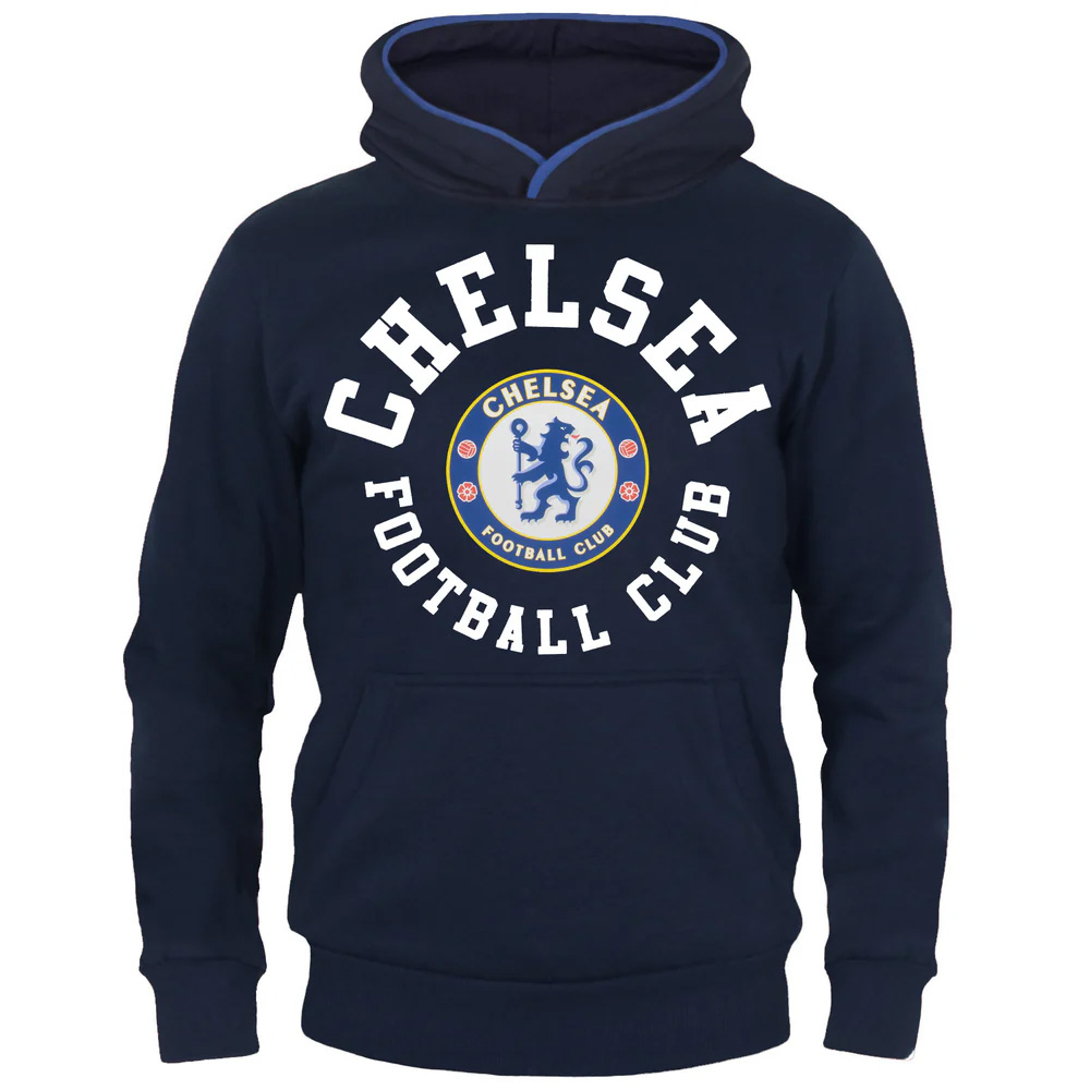 FC Chelsea dětská mikina s kapucí Hoody navy
