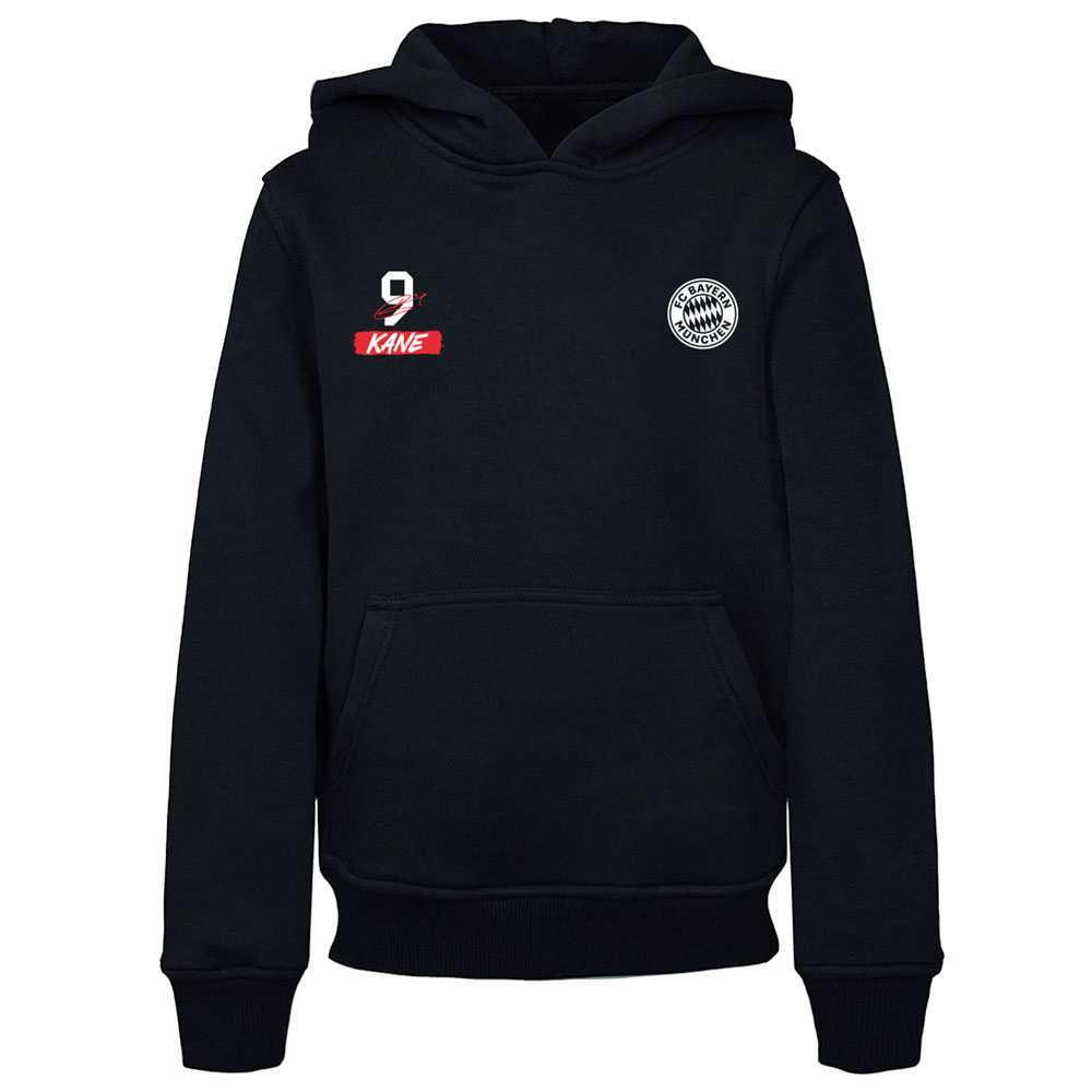 Bayern Mnichov dětská mikina s kapucí Kane black