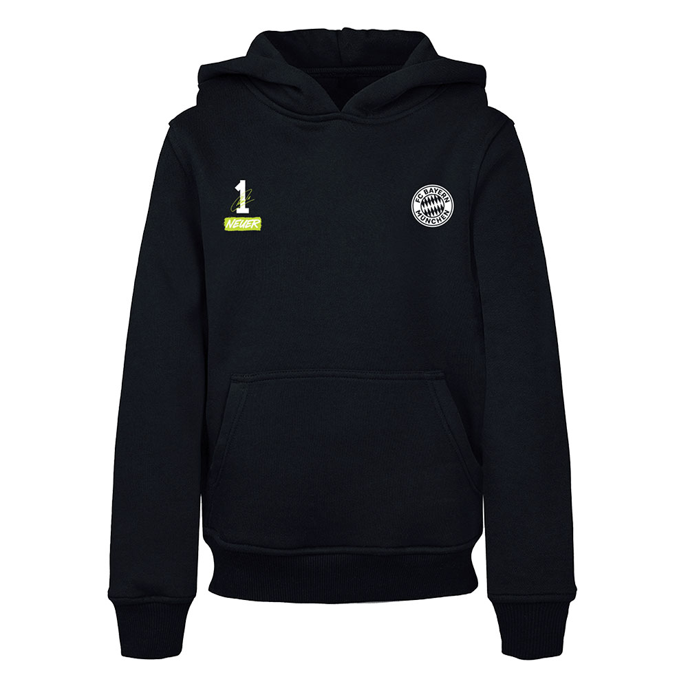 Bayern Mnichov dětská mikina s kapucí Neuer black