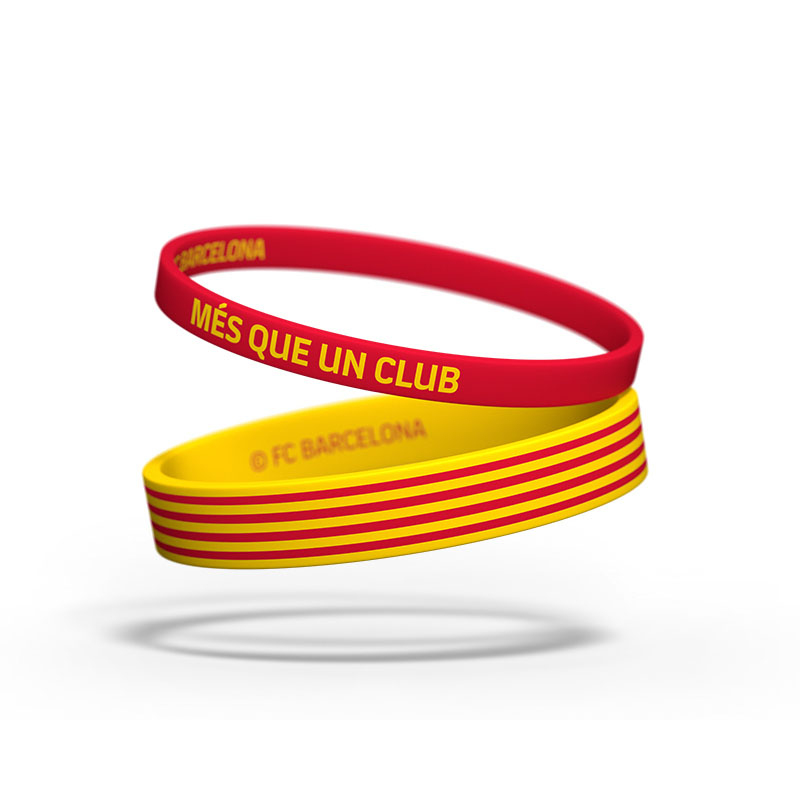 FC Barcelona dětský gumový náramek 2pack Seneyra