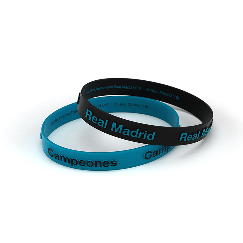Real Madrid dětský gumový náramek 2pack Dark