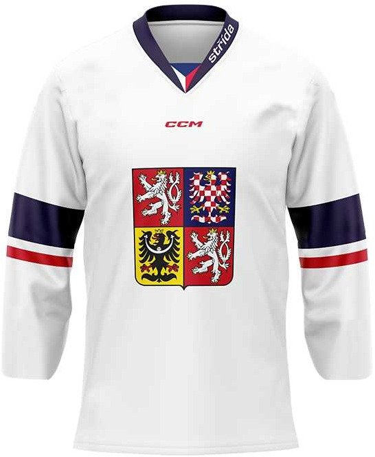 Hokejové reprezentace hokejový dres Czech republic Roman Červenka #10 CCM Fandres replica white 2023/2024