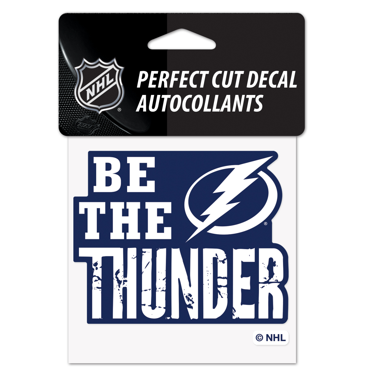 Tampa Bay Lightning samolepka Perfect Cut Decal SLOGAN