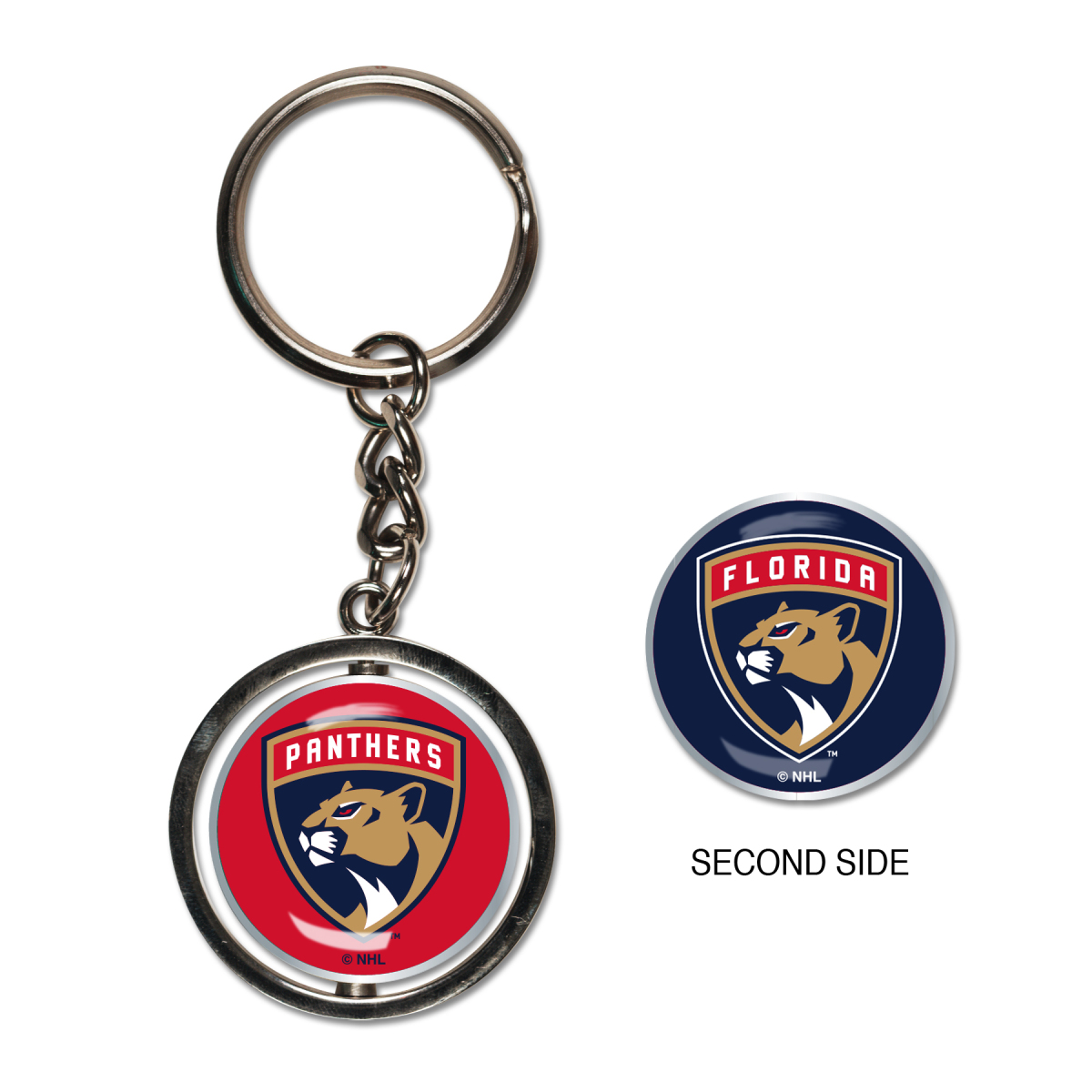 Florida Panthers přívěšek na klíče Spinner Key Ring