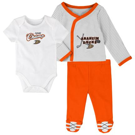 Anaheim Ducks dětské body 3 Piece Set