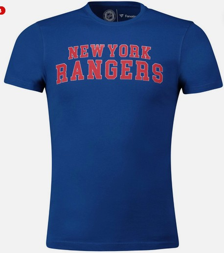 New York Rangers pánské tričko Graphic Workmark blue