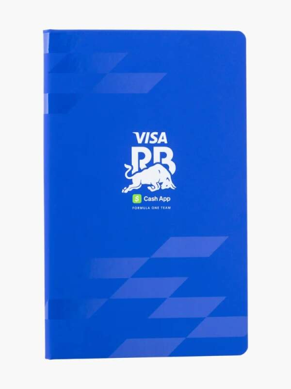 Visa Cash App RB poznámkový bloček Logo blue F1 Team 2025