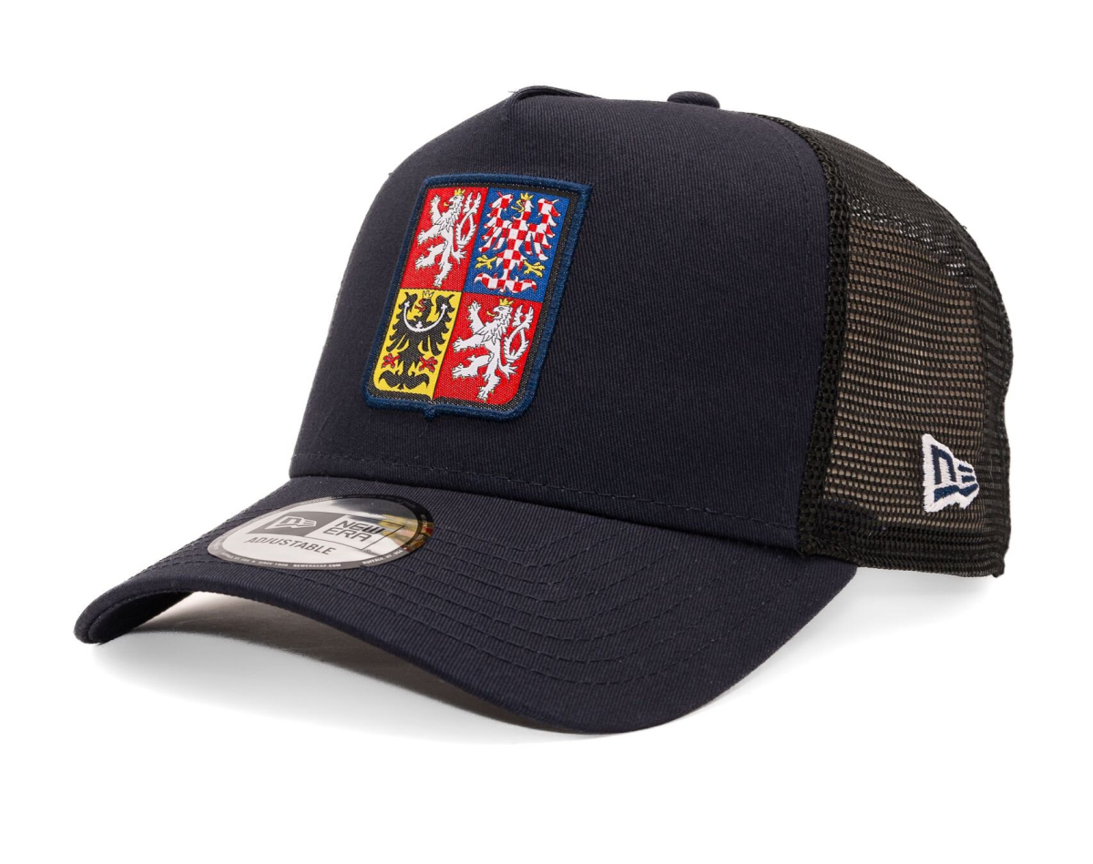Hokejové reprezentace čepice baseballová kšiltovka Czech republic Trucker core navy