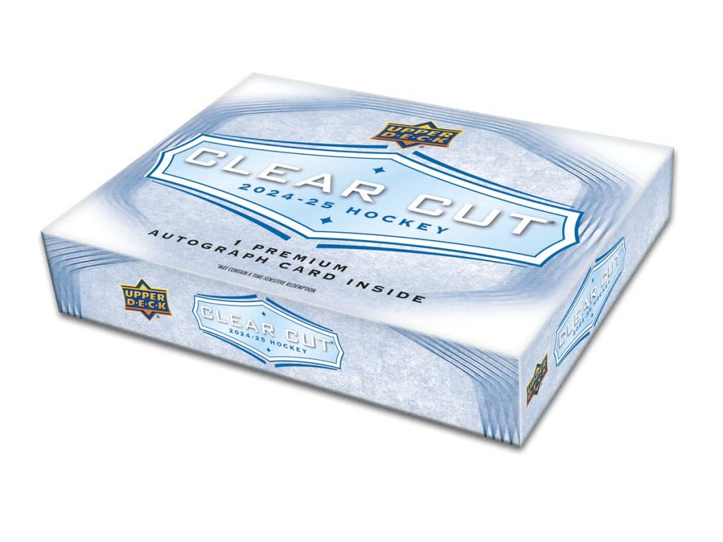 NHL boxy hokejové karty NHL 2024-25 Upper Deck Clear Cut Hobby Box