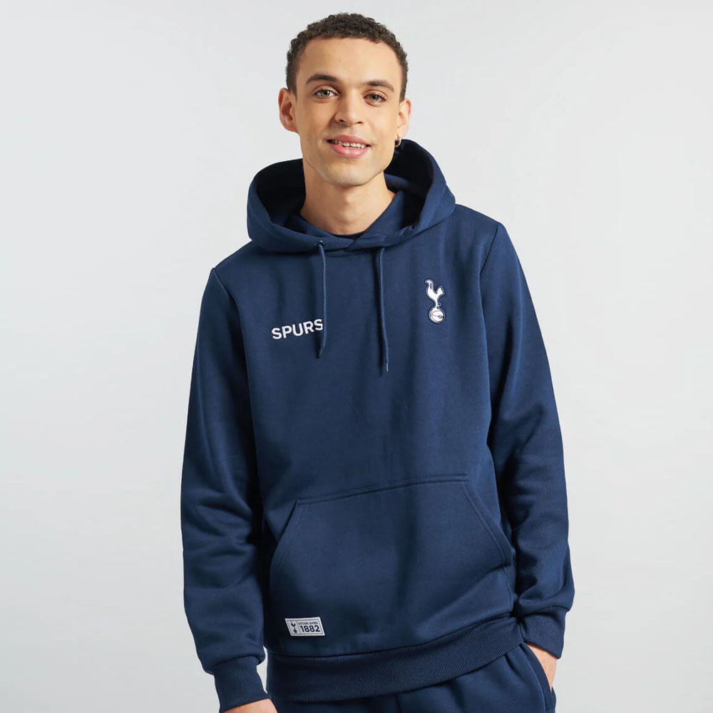Tottenham Hotspur pánská mikina s kapucí Logo navy