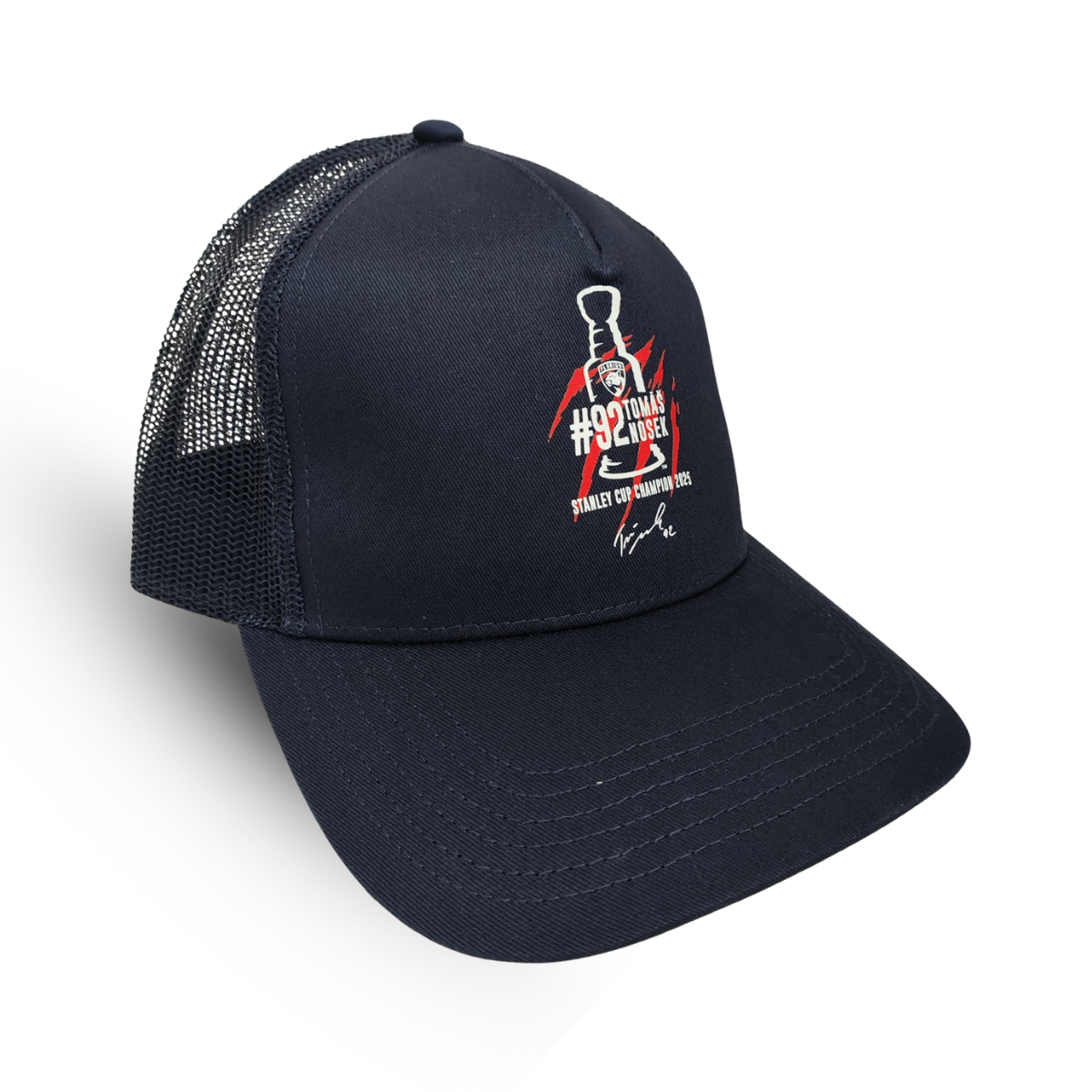 Florida Panthers čepice baseballová kšiltovka Tomáš Nosek #92 Stanley Cup Champion 2025 navy