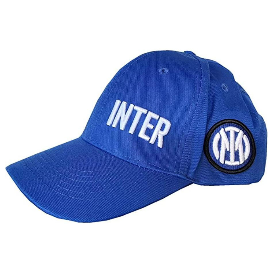 Inter Milan čepice baseballová kšiltovka text blue