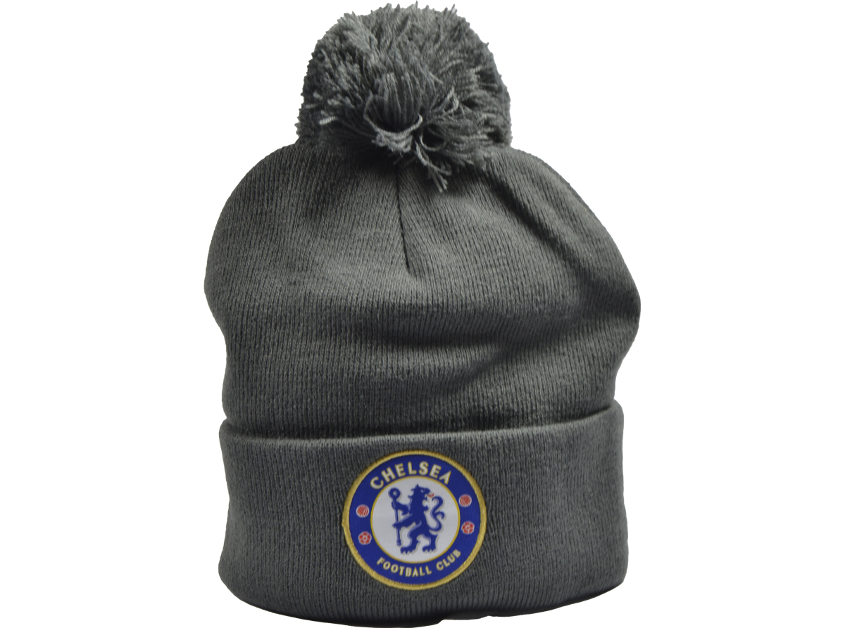 FC Chelsea zimní čepice Bobble grey