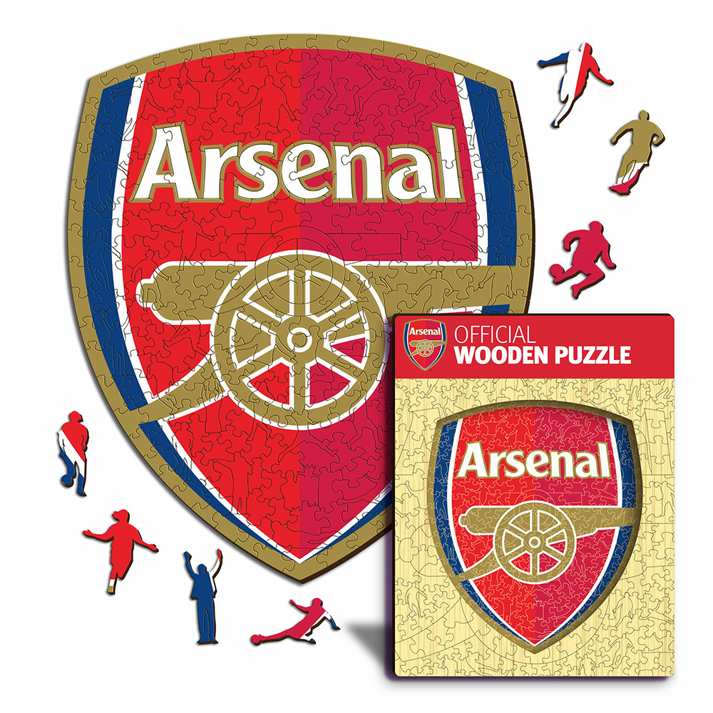 FC Arsenal dřevěné puzzle Crest 500 pcs