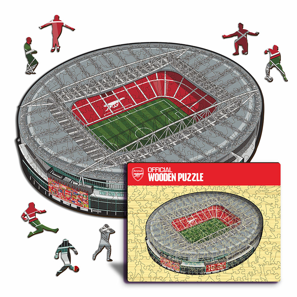 FC Arsenal dřevěné puzzle Emirates Stadium 500 pcs