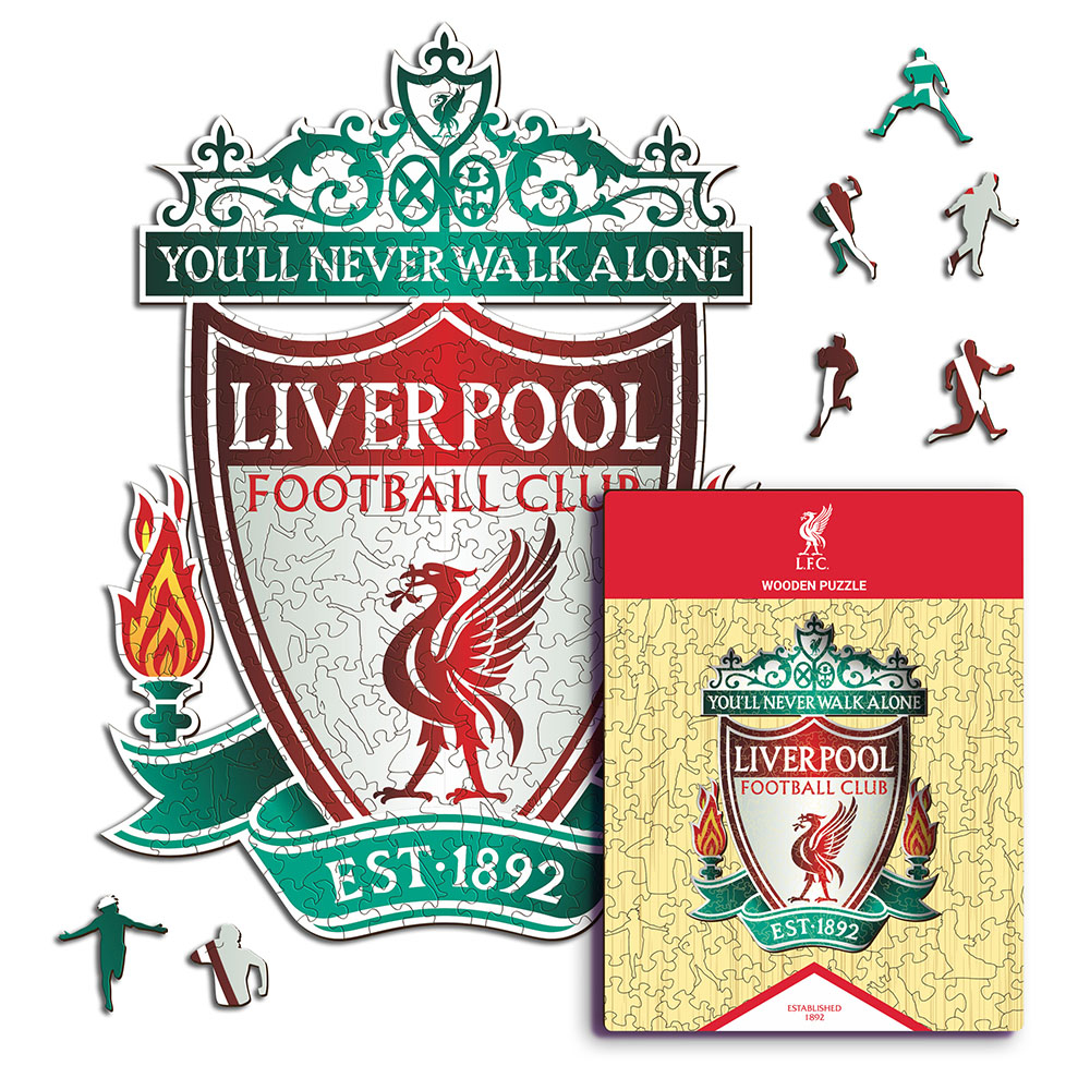 FC Liverpool dřevěné puzzle Crest 270 pcs