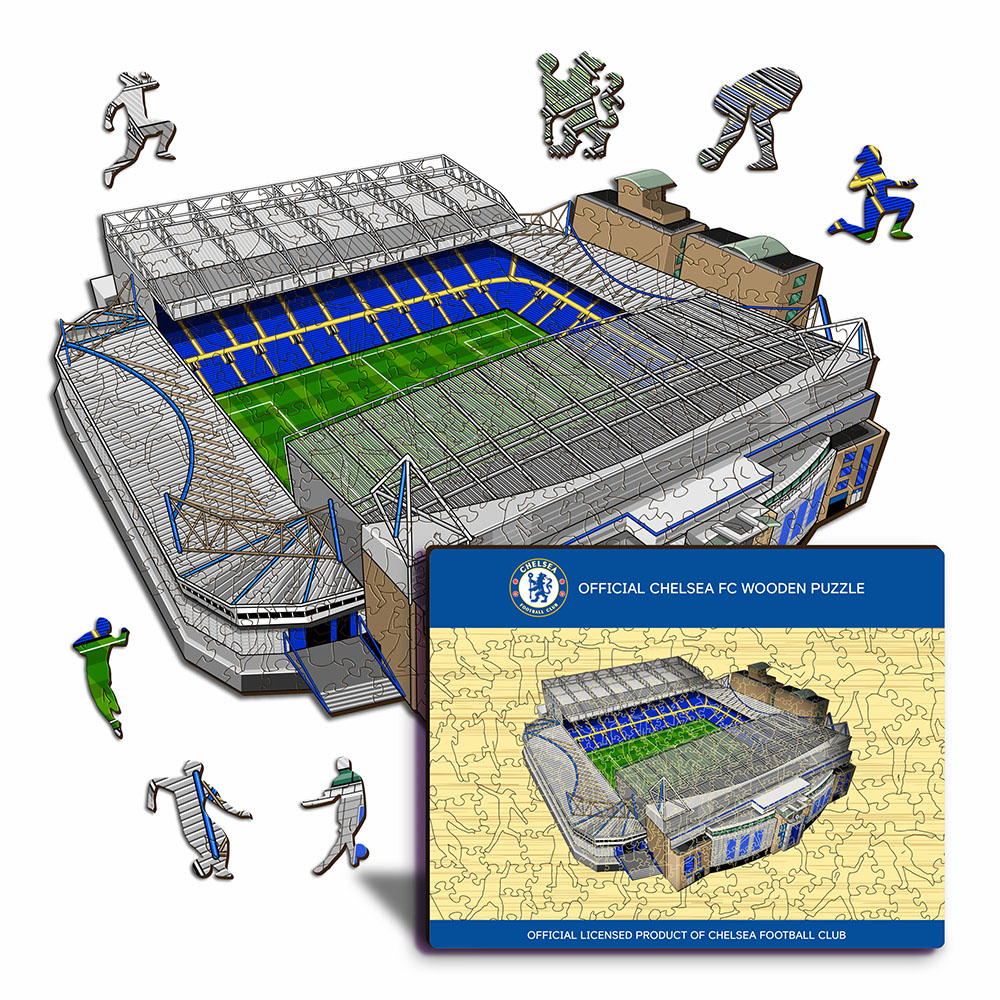 FC Chelsea dřevěné puzzle Stamford Bridge 150 pcs