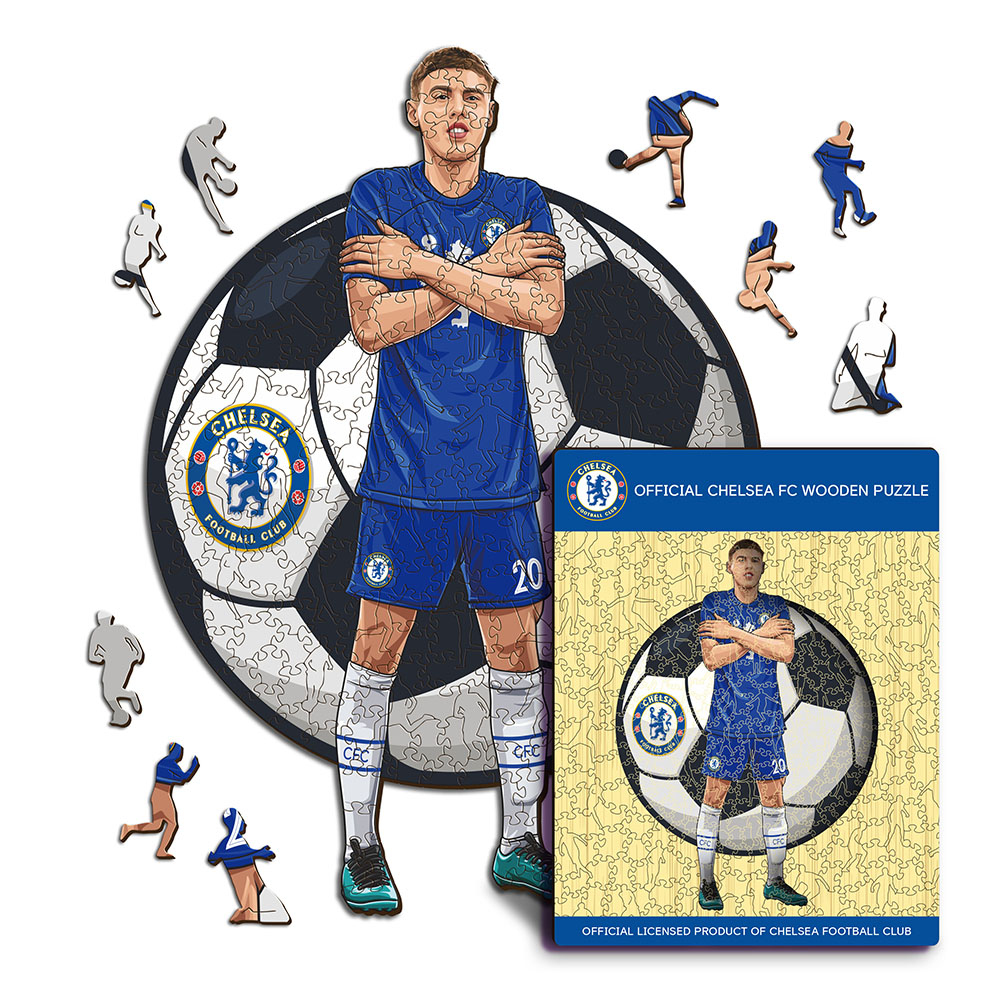 FC Chelsea dřevěné puzzle Cole Palmer 150 pcs