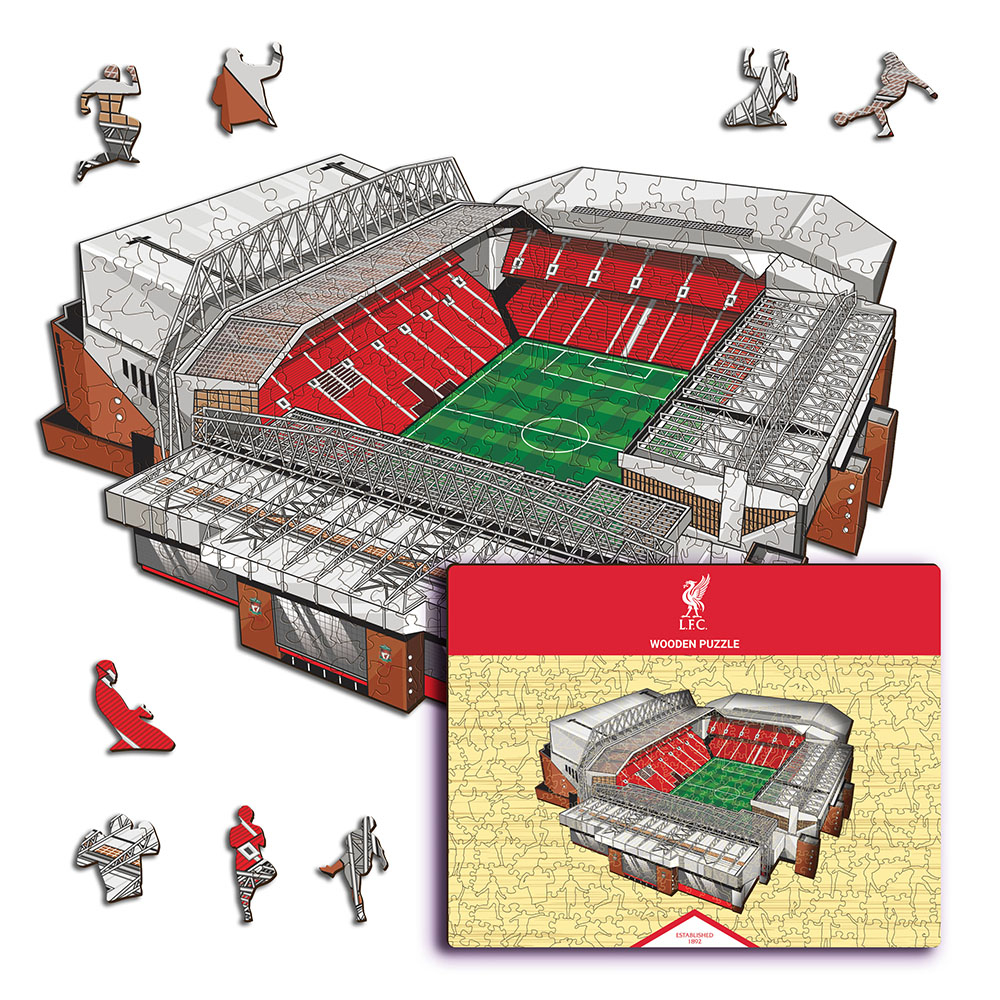 FC Liverpool dřevěné puzzle Anfield 500 pcs